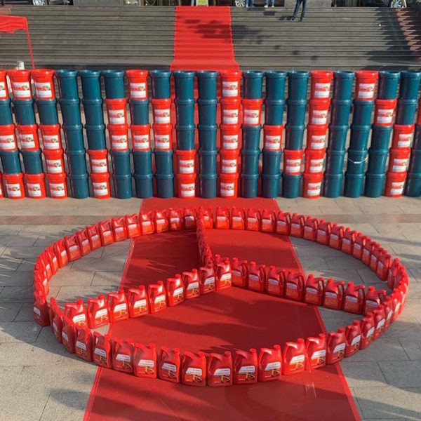 SANY Logo Made with Containers