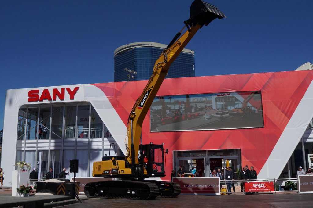 SANY SY215C Excavator at ConExpo 2017