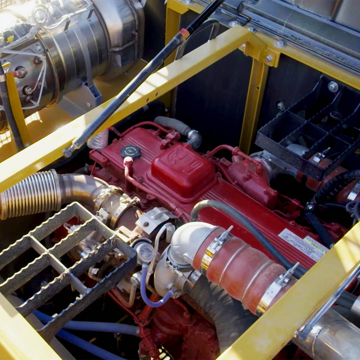 Cummins engine in SANY